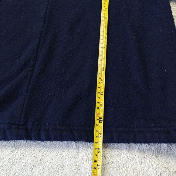 Armani Exchange Sweater Men's L Navy Blue Quarter Zip Sherpa Lined Heavyweight - Picture 6 of 8